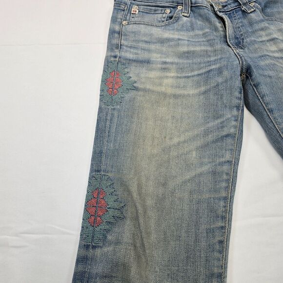 Adriano Goldschmied Women's Blue Denim The Stilt Cigarette Leg Jeans Size 26 - Picture 7 of 15
